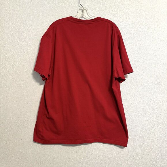 Marc Ecko Cut & Sew T-Shirt Men’s Size XXL Red Tiger 1972 Felt Print Vintage Y2K - Picture 3 of 8